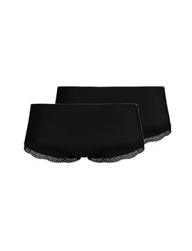 Panty Paquete de 2 CLASSICOTTON negro negro 36