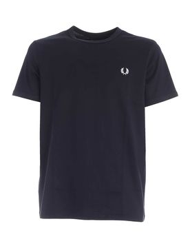 Fred Perry T-shirt Ringer blu