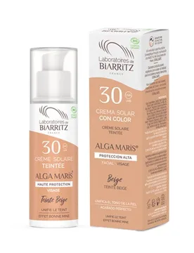 Crema Facial Color Spf 30 Beige - LABORATORIOS BIARRITZ - FashionsVida