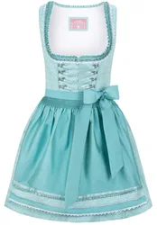 Dirndl Lilly (türkis, Gr. 36) von Wiesnwuid für Damen, 100% Baumwolle