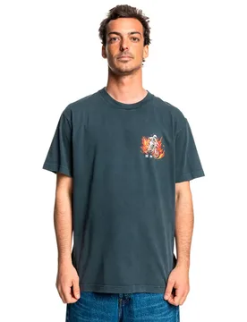 T-shirt à Manches Courtes Leading The Pack Black Acid M - Dc shoes - FashionsVida