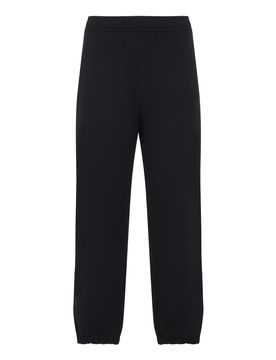 Lanvin Pantaloni con logo ricamato