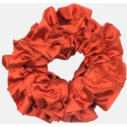 Pressume - Scrunchie satén rojo
