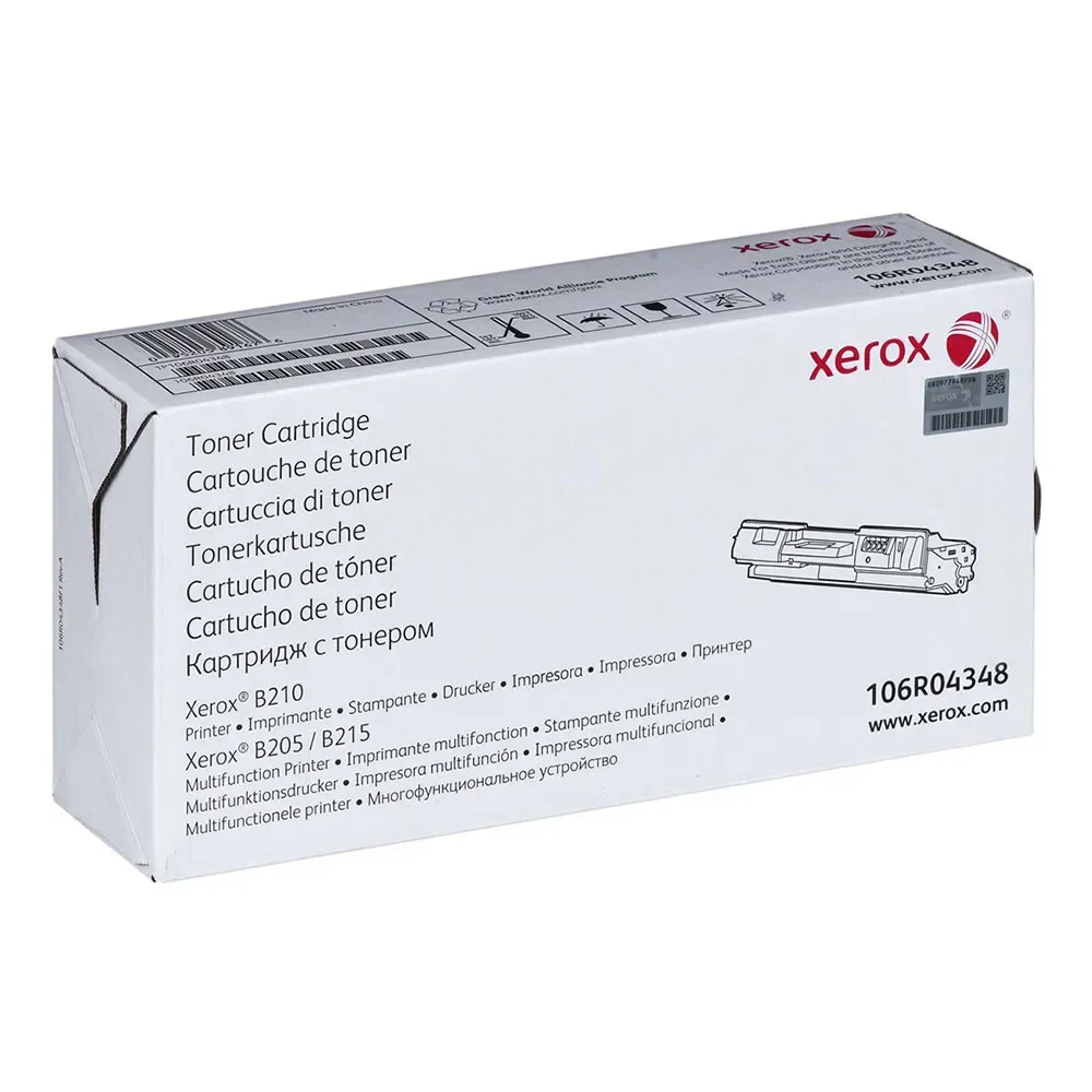 Toner Compatible 106r04348 Black One Size unisex - Xerox - FashionsVida
