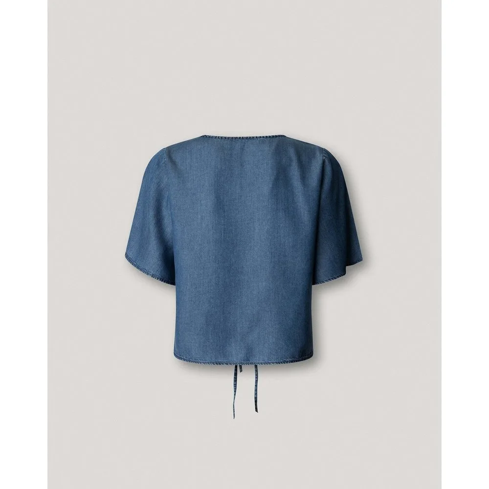Blusa de mujer con detalles bordados - Pepe Jeans - FashionsVida