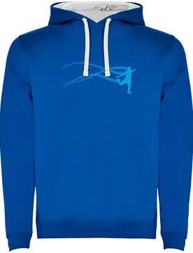 Sweat à Capuche Stella Football Two-colour Royal Blue / White 2XL - Kruskis - FashionsVida