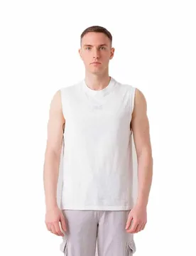 T-shirt Sans Manches Slub Dye White M - Everlast - FashionsVida