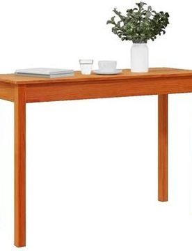 Table Console Marron En Bois Massif De Pin 110x40x75 Cm Einheitsgrösse
