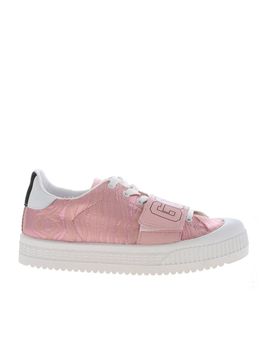 Sneakers in tessuto matelassé