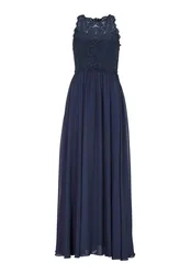 High-closed-Abendkleid mit floraler female