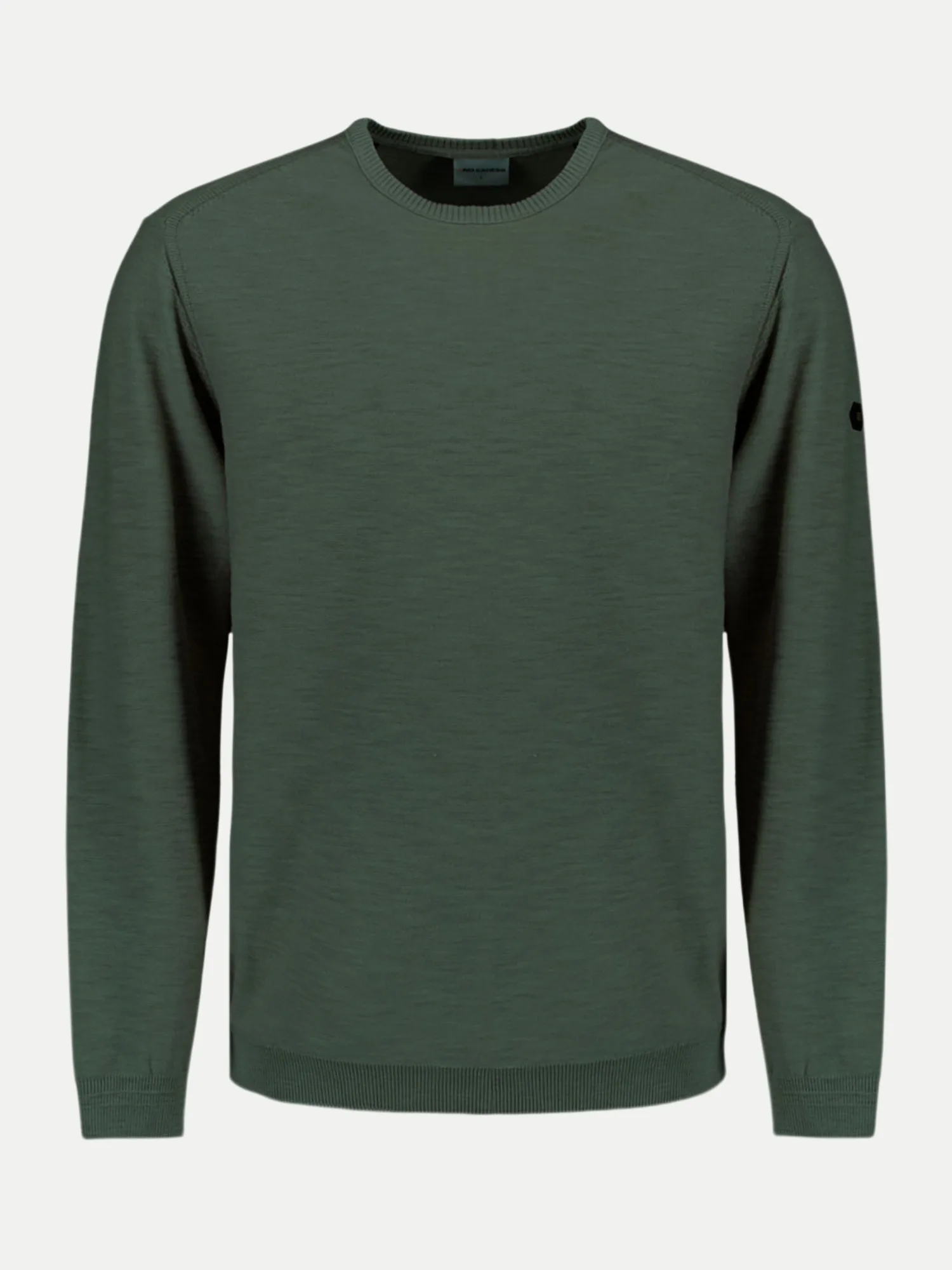 Pullover Crewneck Garment Dyed Grün 3XL - No Excess - FashionsVida