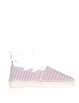 Espadrillas in cotone seersucker