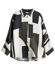 Camicia-blusa ZAMILA verde scuro 40