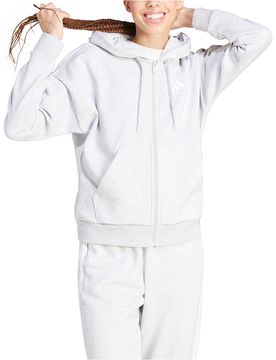 Essentials 3 stripes sudadera mujer Gris (M)