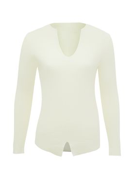 Leo selection Jersey blanco lana