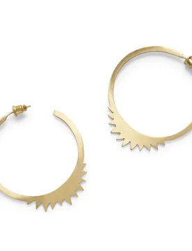 So Just Shop Gold Sita Earrings - So Just Shop - FashionsVida