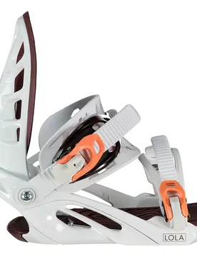 Fixations De Snowboard Lola White M-L