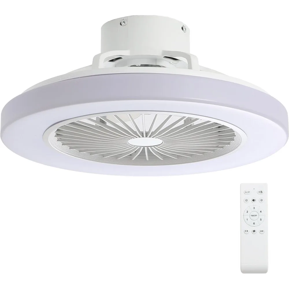 Ventilador de Techo Plafón con Luz Ø 50 cm 48W ST-CF2401 - BriCor - FashionsVida