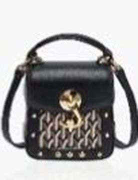 Mini Gotica Handbag with Luxe Leather Finish