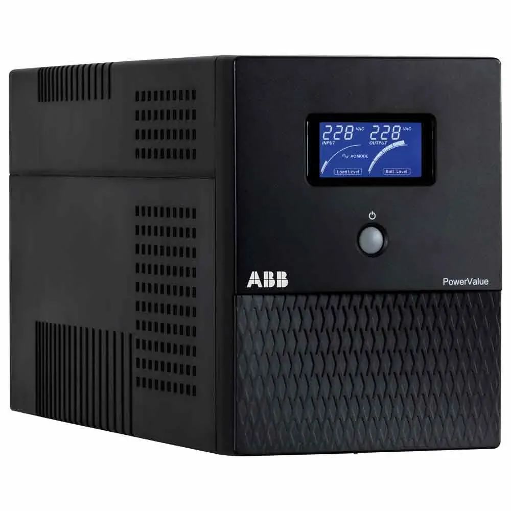 Ups Powervalue 11li Up 2000 Va Eu Black One Size unisex - Abb Spa - FashionsVida