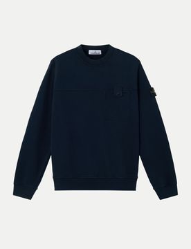 Regular-Fit Sweatshirt Blau L