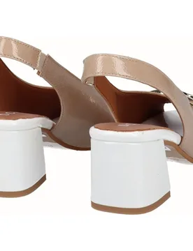 Zapatos de salón peep toes de mujer de charol - D'Chicas - FashionsVida