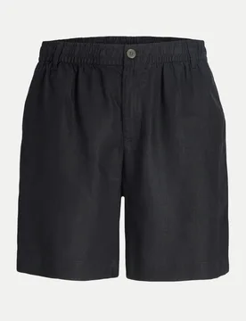 Leinenshorts JPSTBILL LAWRENCE Schwarz M - Jack & jones - FashionsVida