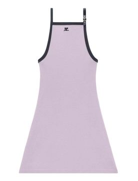 Vestito a contrasto con fibbia