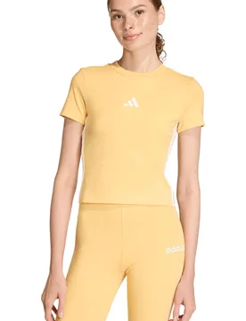 Essentials 3 stripes camiseta manga corta mujer Naranja (XL) - Adidas - FashionsVida