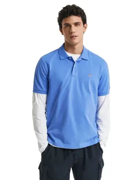 Polo A Maniche Lunghe 2210 Perfect Blue S