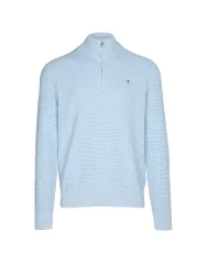Gant Pull Troyer bleu clair XXXL