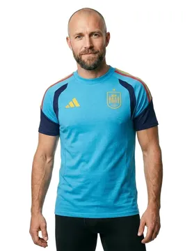 T-shirt à Manches Courtes Spain 26 Tiro Sweat Bold Aqua L