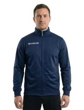 Sweat-shirt à Zip Citta´ Blue S - Givova - FashionsVida