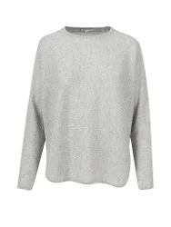 Pullover in cashmere grigio L