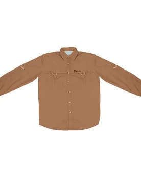 Promo Long Sleeve Shirt Brown L Men - Baetis - FashionsVida