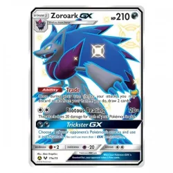 Pokemon Shining Legends 77a/73 Zoroark GX (Full Art Shiny)