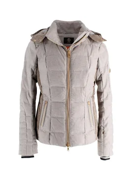 Grey Zip Uma-D Down Puffer Jacket - Bogner - FashionsVida