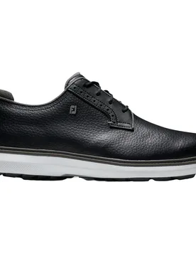 Golfschuhe Herren Traditions Blucher, Spikeless, schwarz/grau/weiß 40 - FootJoy - FashionsVida
