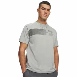 T-shirt à Manches Courtes Tech Graphic Gray / Black M