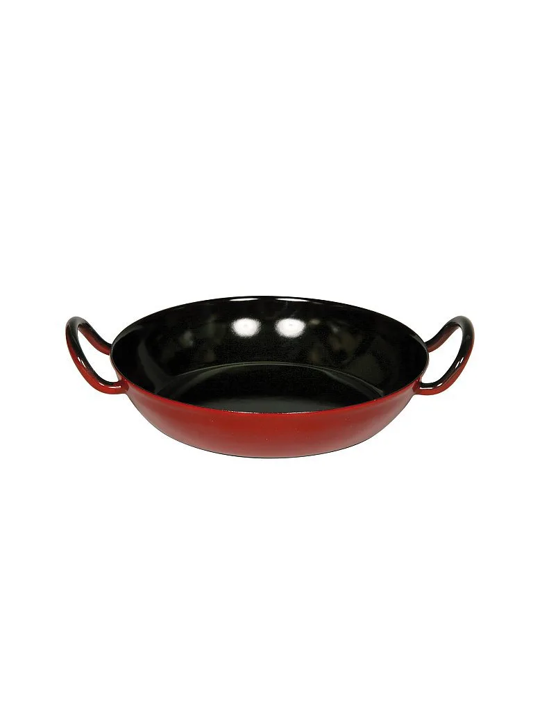Sartén de esmalte Classic - Color 20cm rojo oscuro - Riess - FashionsVida