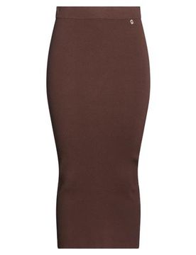Midi-Rock Damen Braun L,M,XS Damen