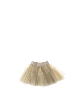 MONNALISA Gonna in tulle BEIGE 3