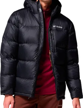 Doudoune déperlante en duvet naturel - Cloudview Down Hooded Jacket Black en Nylon - Taille XXL - Noir - Columbia - FashionsVida