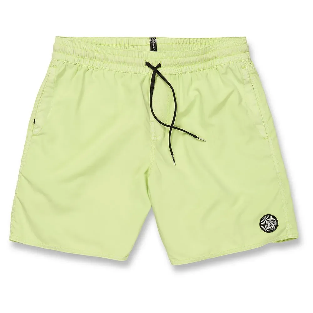 Pantaloncino Da Bagno Center 17´´ Shadow Lime S - Volcom - FashionsVida