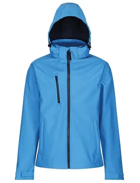 Mens Venturer Hooded Soft Shell Jacket (French Blue/navy) - Size Small - Regatta - FashionsVida