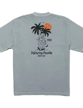 T-shirt à Manches Courtes Delivery Boxy Fit Neutral Grey M