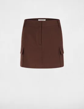 Falda corta con bolsillos cargo - Morgan - FashionsVida