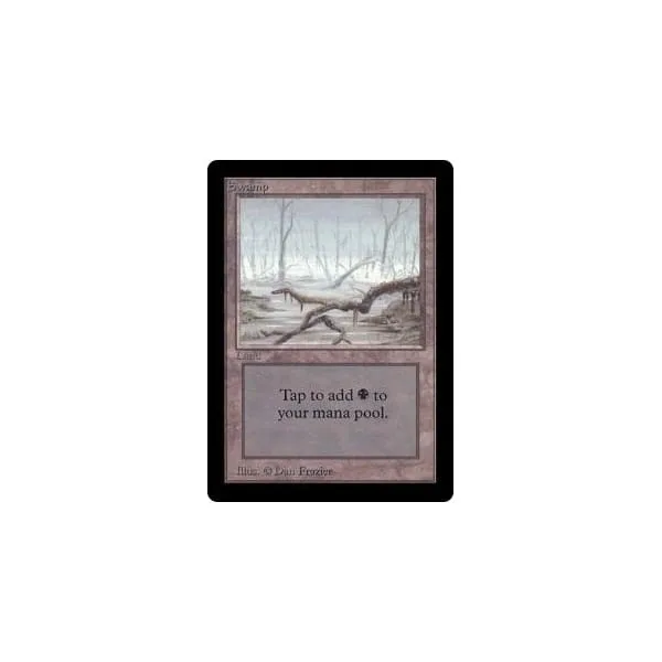 Swamp (#3) Beta - Magic: The Gathering - FashionsVida