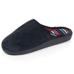 Chaussons Mules Noir Rayures canard noir 37