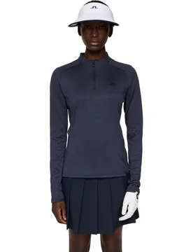 Layer Steffi 1/4-Zip, navy xs - J.lindeberg - FashionsVida
